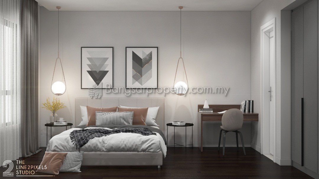 Novum Bangsar South, Kampung Kerinchi 647sqft 1 Bedroom ID#22 New (Negotiable)