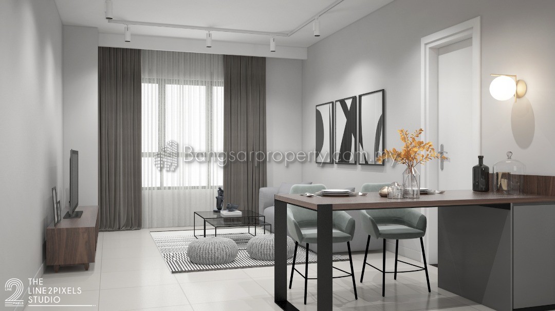 Novum Bangsar South, Kampung Kerinchi 647sqft 1 Bedroom ID#22 New (Negotiable)
