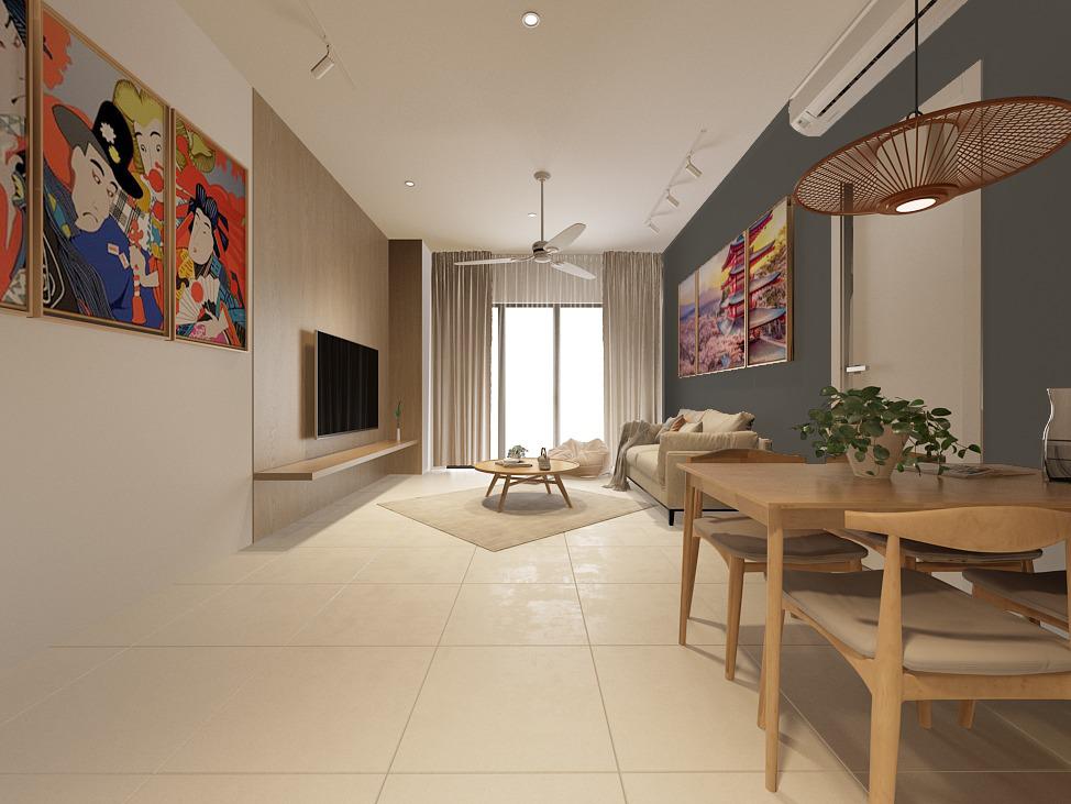 Novum, Bangsar South, Kampung Kerinchi 708sqft With Balcony One (1) Bedroom ID#17 New