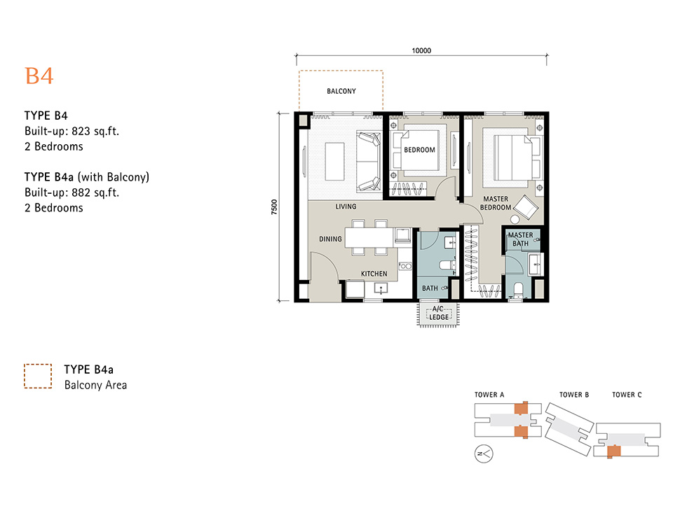 Novum, Bangsar South 823sqft Partly Furnished For Sale ID#010